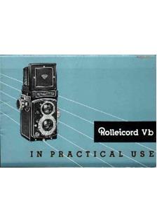 Rollei Rolleicord 5 b manual. Camera Instructions.